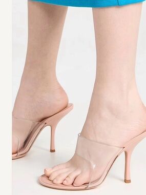 Alexander Wang Blush Pink PVC-Trim Stiletto Slide